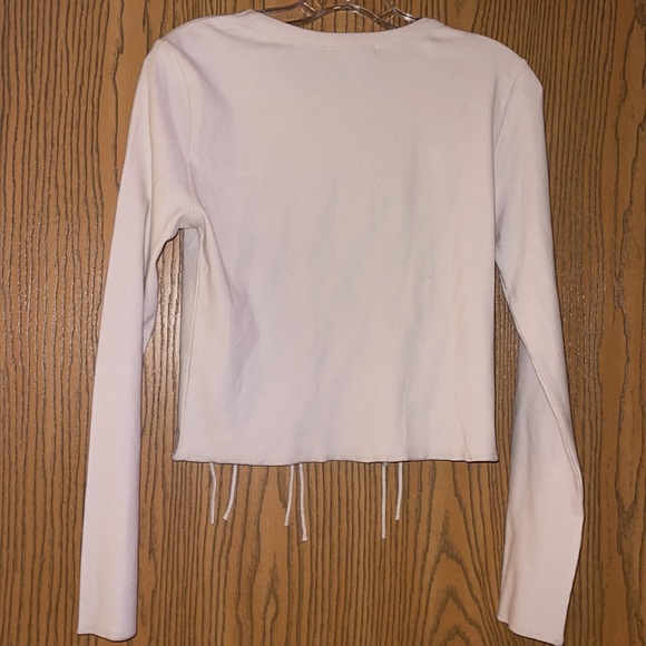 NWT Forever 21 Lace Up Crop Top - Size Large - Picture 4 of 4